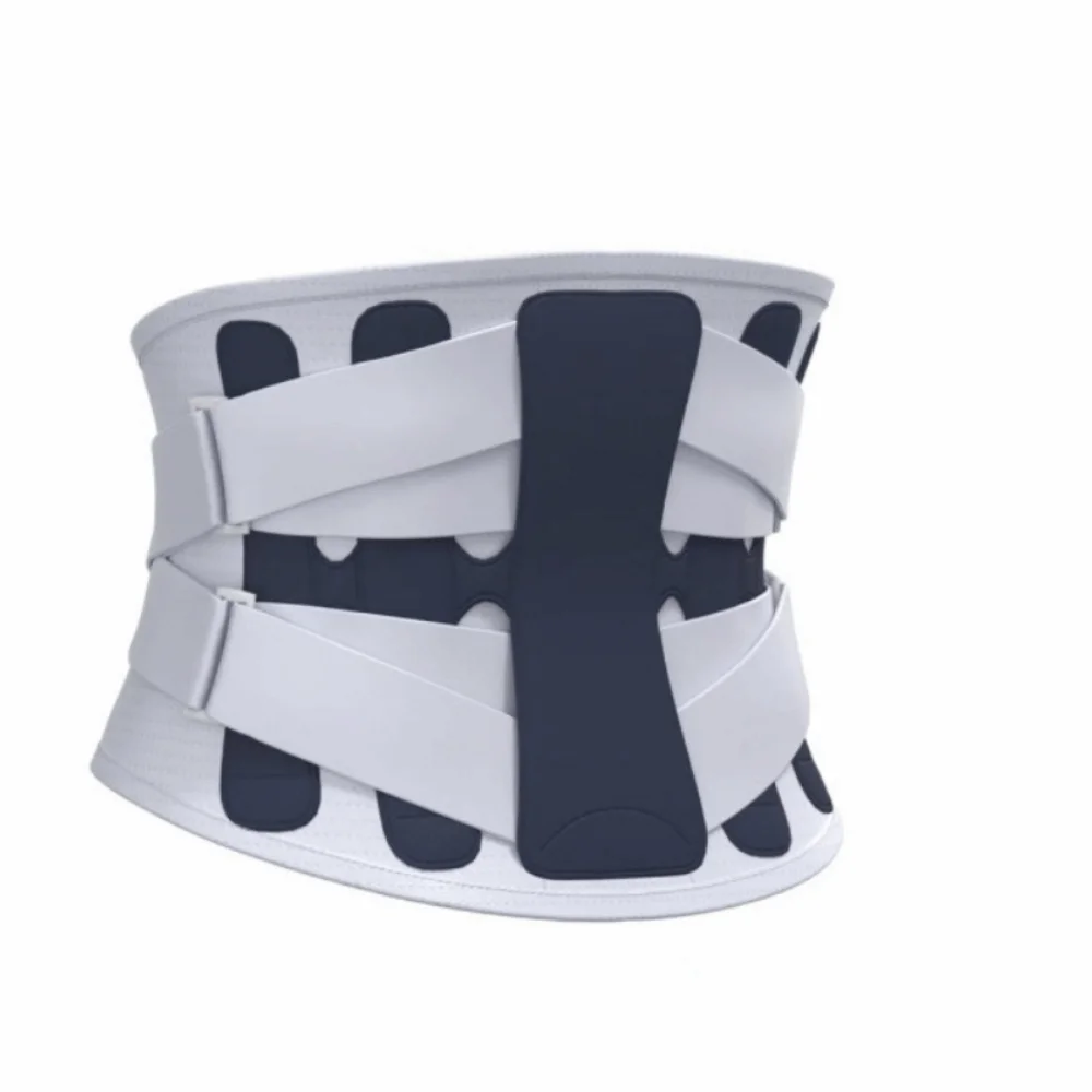 

4-Spring Support Waist Support Belt Posture Corrector Adjustable Knitted Compression Belt Breathable Elastic