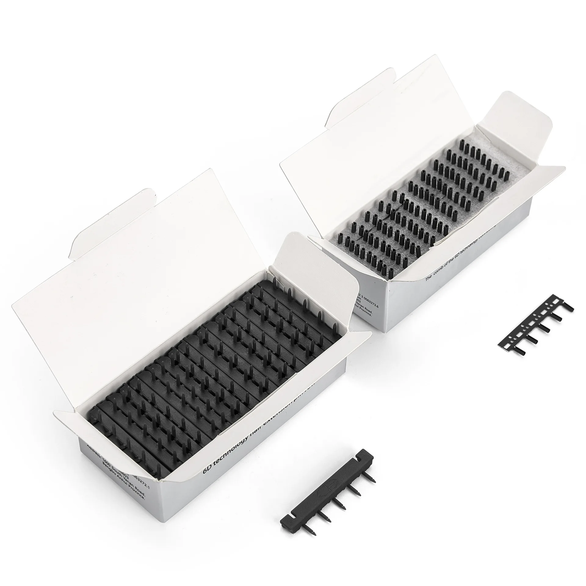 6D Genuine Third-generation Skin Interface Set, Skin Interface, Needle Row, Buckle Row, Hair Extension Accessories