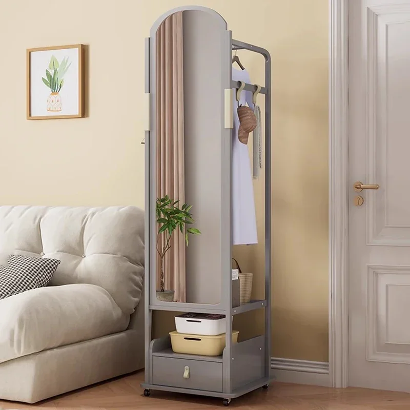 Mirror Cheap Coat Racks Dress Hanging Organizer Wall Standing Hotel Storage Coat Racks Indoor Perchero Entrance Hall Furniture
