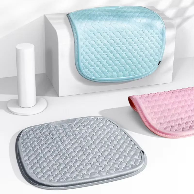 Car Gel Seat Cushion Breathable Honeycomb Cooling Pad Non‑Slip Auto Office Chair Butt Cushion Four Season Protector Mat Pad view 4