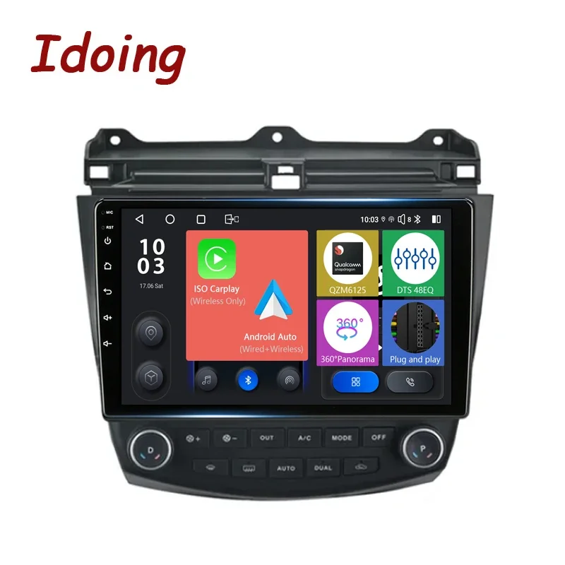 

Idoing Android стерео головное устройство для Honda Accord 7 см UC CL 2005-2008 автомобильный Радио Мультимедиа Видео плеер навигация GPS No2din