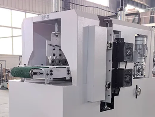 Automatic Deburring Four Sided Sander Machine for Furniture Boards,Wood Strips with Chamfering, Sanding, Polishing Functions