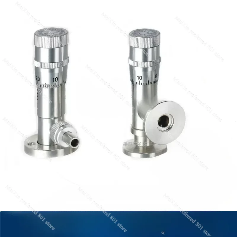 

High Vacuum Micrometering Valve GW-J200 GW-J30-T Stainless Steel Pin Valve Degassing Vacuum Flow Manual Control Valve