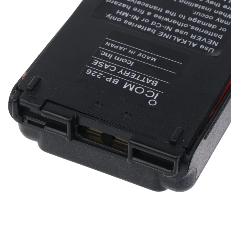 Small Battery Case Cell Storage Case ABS-material Easy Fixing Battery Case BP-226 Compact- Suitable for IC-M87 IC-F61