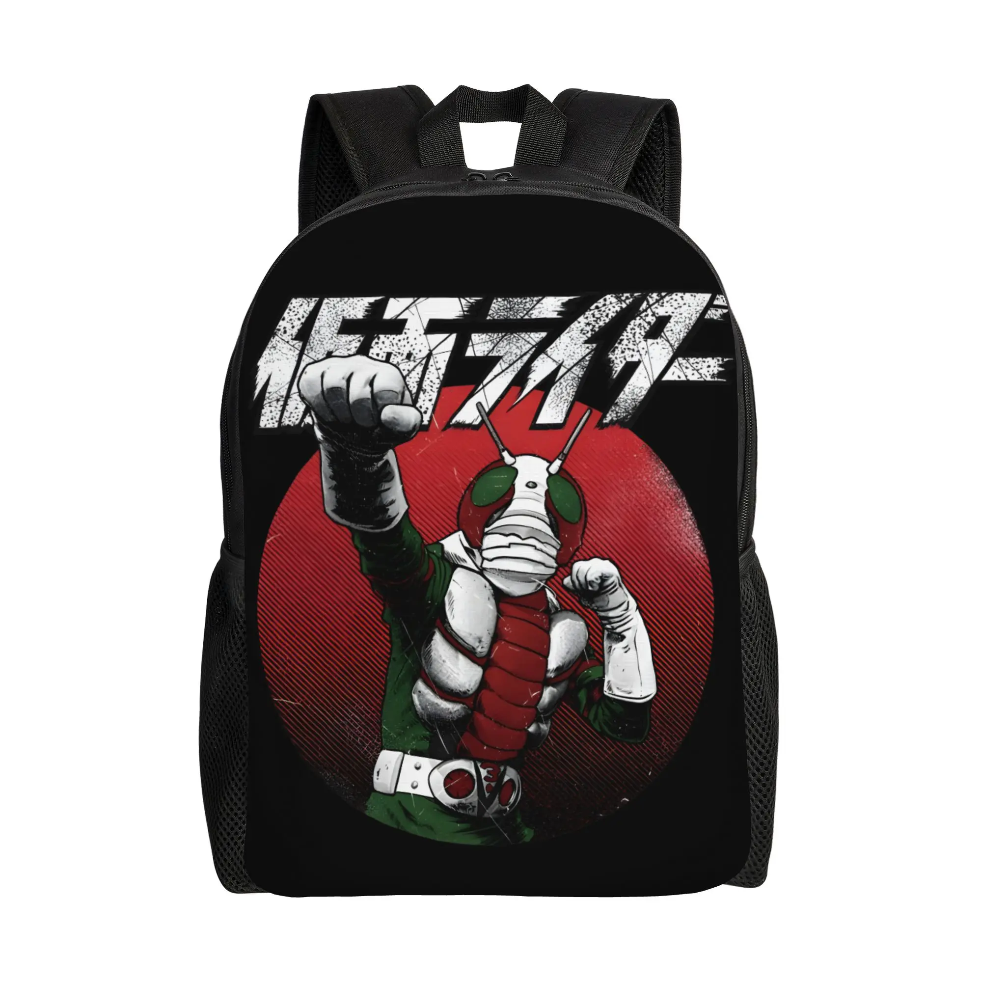 Kamen Riders Backpack  Youth Polyester Hiking Backpacks Print Streetwear High School Bags Rucksack