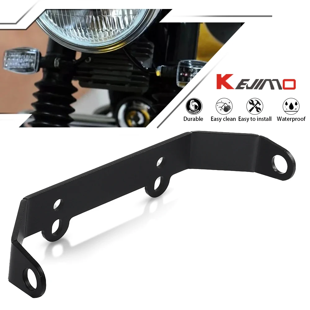 Motorcycle Front Relocation Bracket For Bonneville T100 2016-2021 2020 2019 2018 Scrambler Front Indicator Turn Signal Bracket