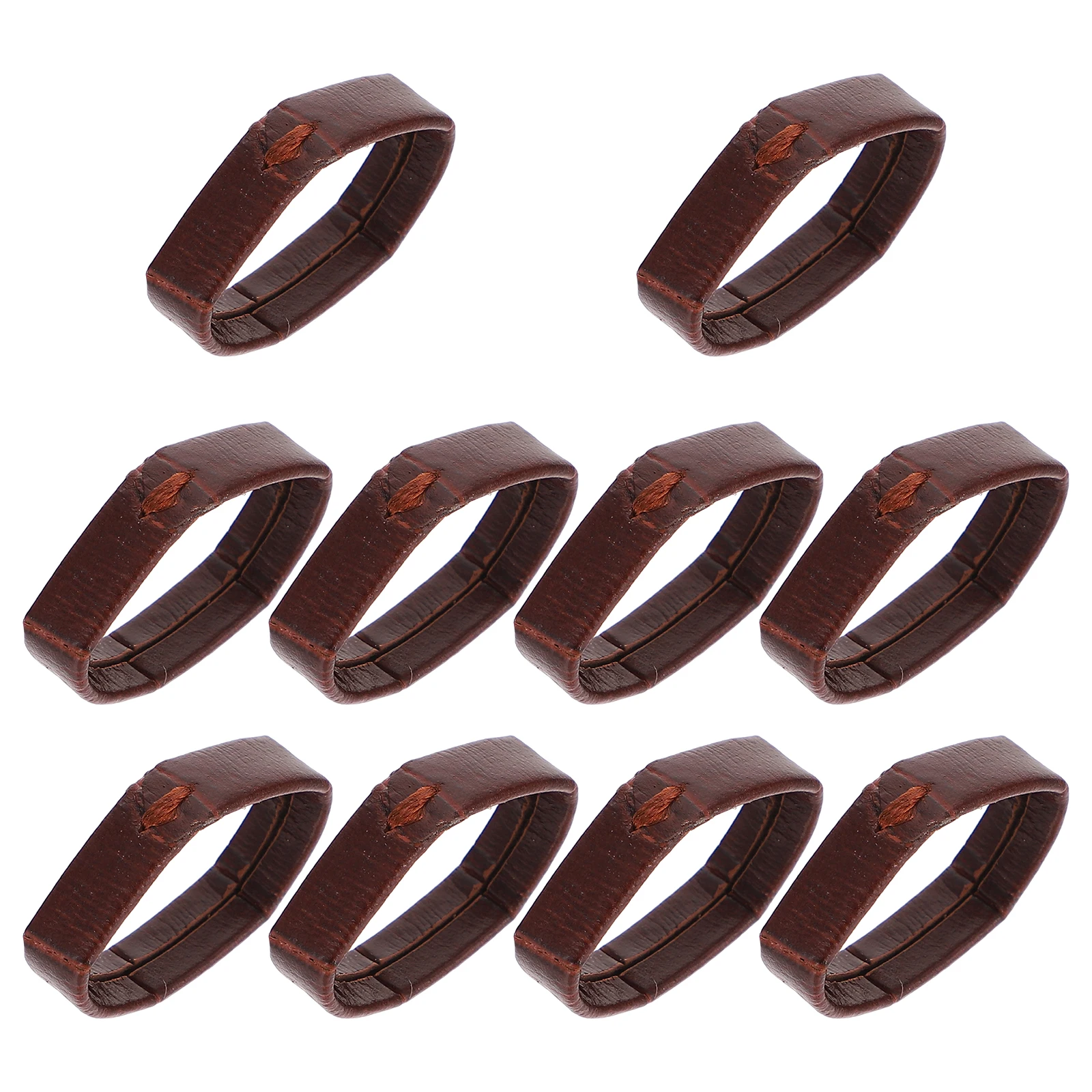 

10 Pcs Portable Ring Bezel Man Watch Band Skin-friendly Loop Buckle Replacement