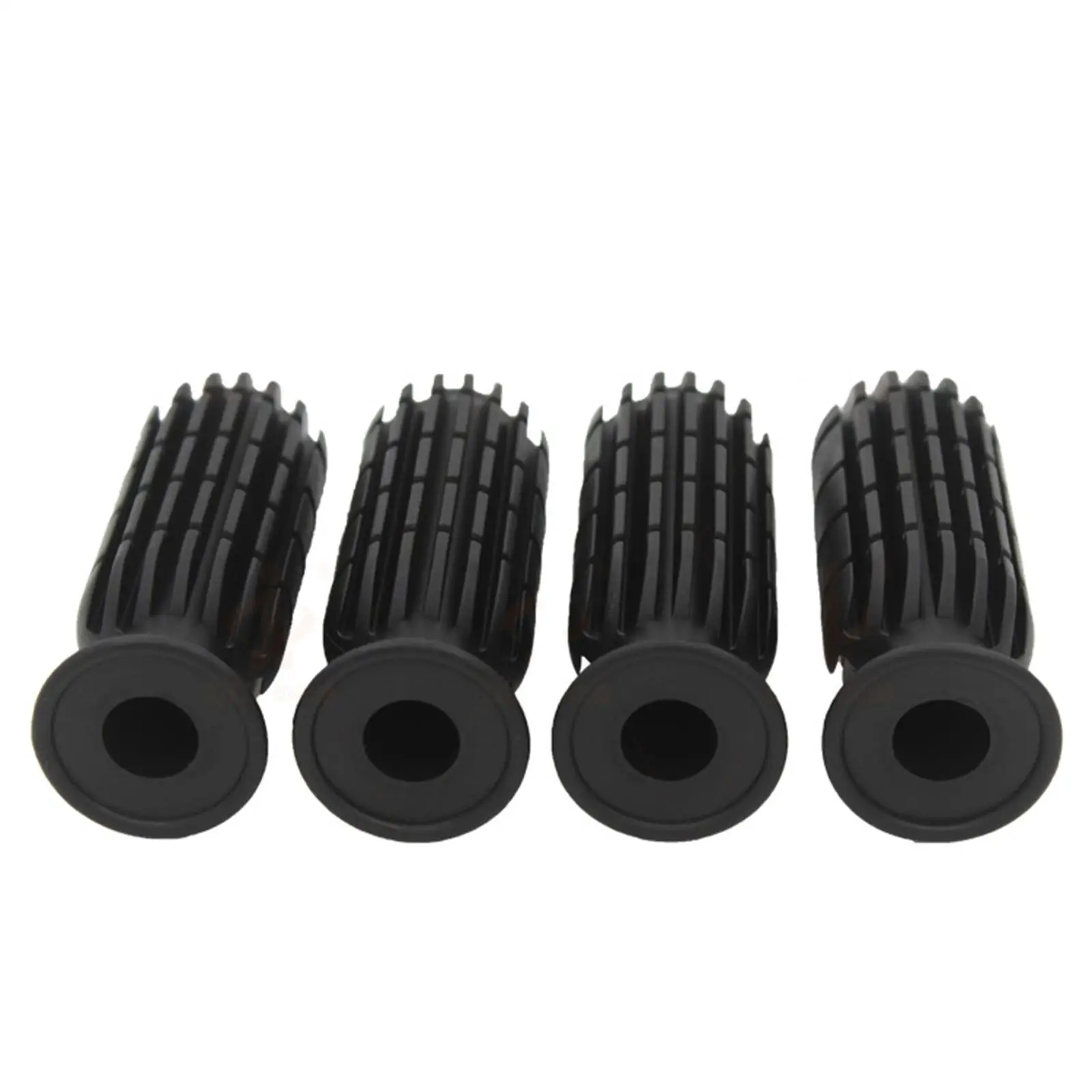 Octagonal Foosball Handle Grips Black Plastic 94mm Replacement Parts for Standard Table Soccer Rods Children Game Accessories