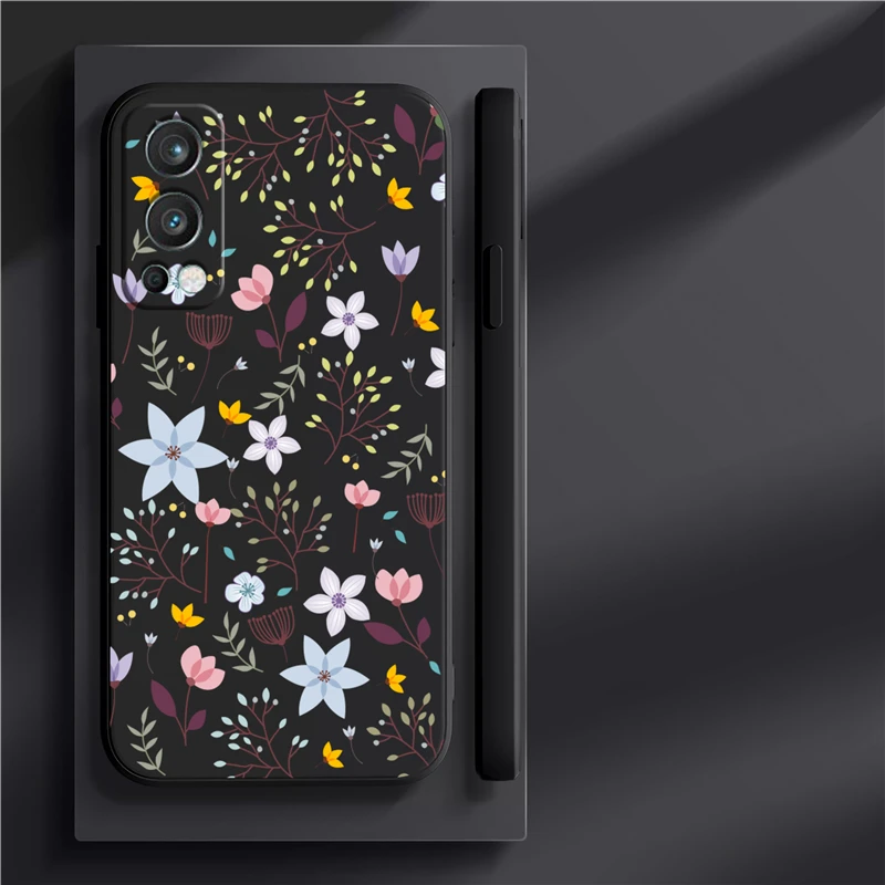 For Oneplus Nord 2 Case Oneplus Nord 7 8T 9 Pro Cover Painting Liquid Daisy Flowers Fashion Soft Oneplus Nord 2 Cases