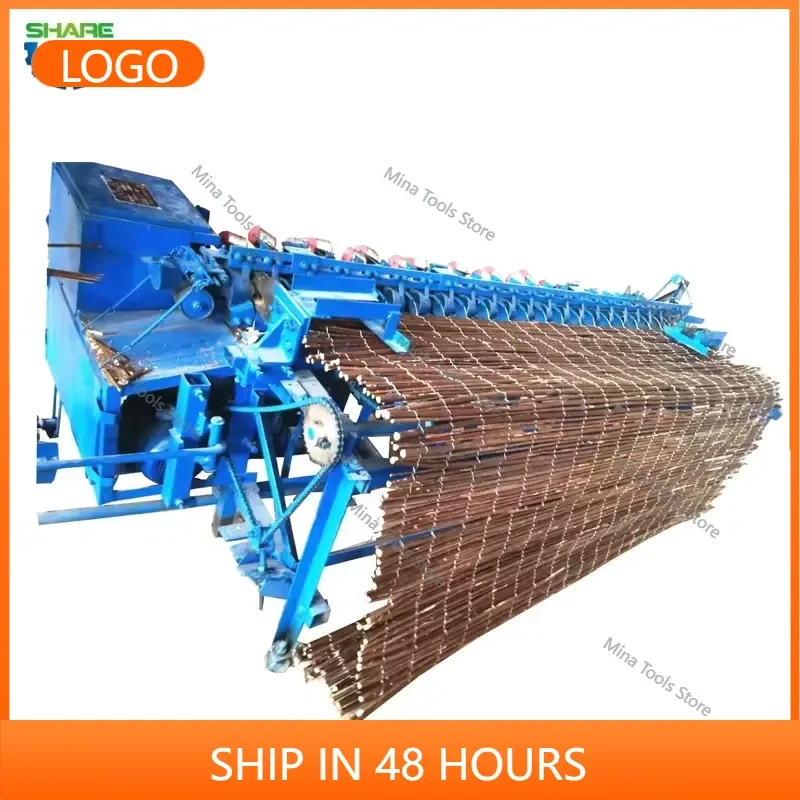 Automation Industrial Bamboo Mat Processing Weaving Machine Sliver Reed Knitting Machine