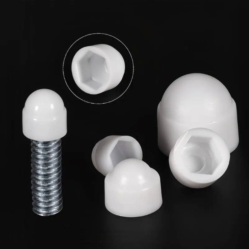 

45Pcs White M12 Screw Dust Caps, for Machinery Repair