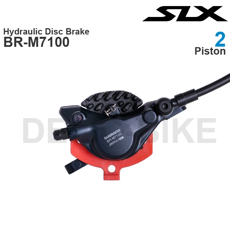 SHIMANO SLX M7100 Hydraulic Brake Groupset BL-M7100 Lever  2 piston Brakes BR-M7100 for MTB Bike Original parts