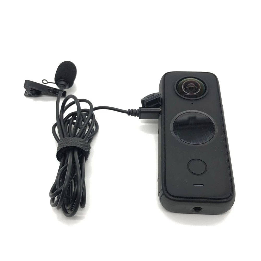 

A02R! For Insta360 One X2 Lavalier Microphone Handheld Sport Camera Accessories Hi-Fi Sound Noise Reduction
