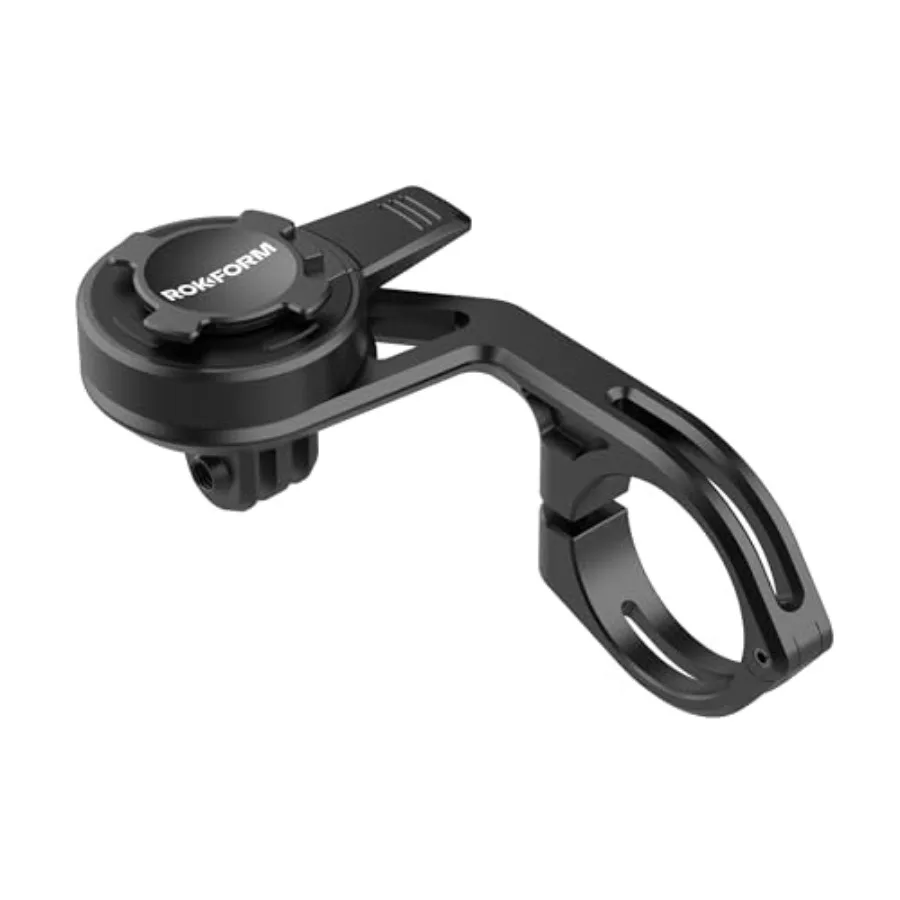 Rokform - Soporte para teléfono sobre la parte superior de la bicicleta Se adapta a 4 tamaños de barras 22,2-35 mm 7⁄8-13⁄8" Soporte para manillar de bicicleta diseñado Twist Lock iPhone