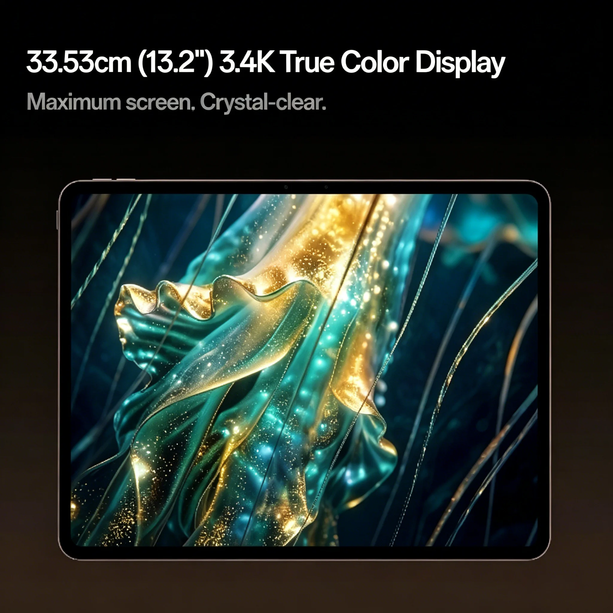 OnePlus Pad 4 Versión Global — Tablet con procesador Snapdragon 8 Elite Gen 5, pantalla True Color de 13,2 pulgadas (3.4K, 144 Hz), 8 altavoces, Wi-Fi 7, Android 16 y batería de 13.380 mAh. 6