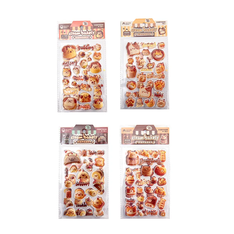 

24 набора/лот, милые канцелярские наклейки Kawaii, романтические наклейки для джанк-журнала, декоративные наклейки для планировщика, для скрапбукинга