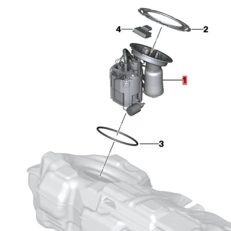 Car Electric Fuel Pump Module Assembly 16117300465 For BMW 2' F45 F46 F48 F60 X1 Mini Fuel Conveyor Unit 580 200 504