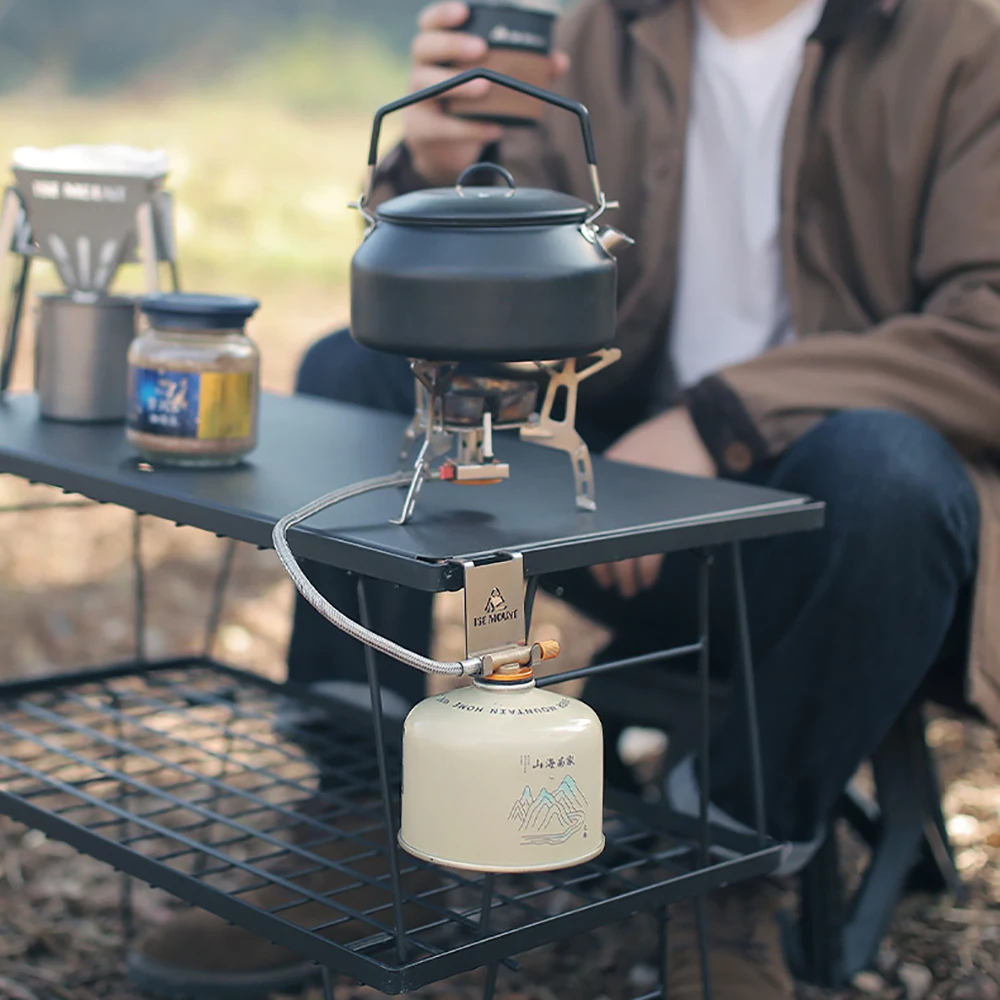 Outdoor Canister Hanging Hook Metal Butane Gas Tank Hanger Clip Butane Fuel Gas Tank Hanger Camping Accessories for Travel image 5