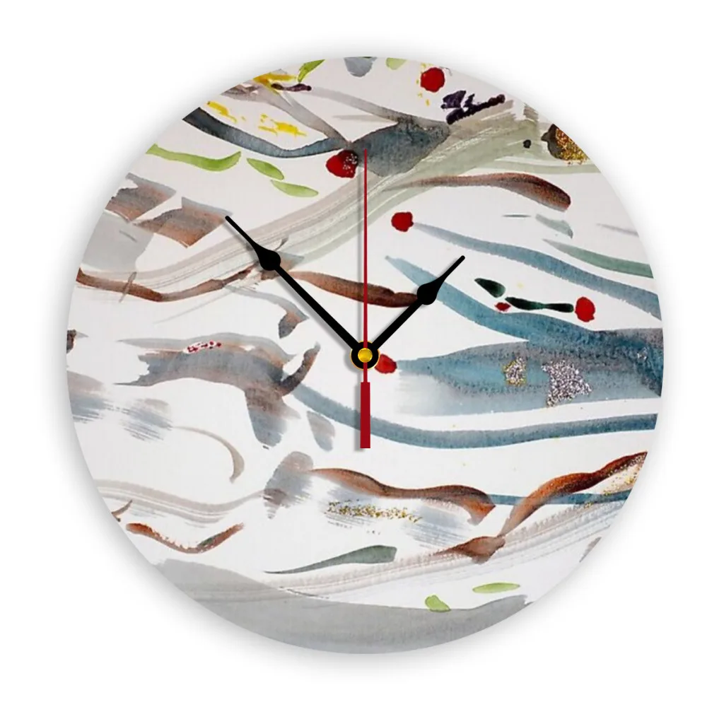 

The Beginning Modern Simple and Wall Hung Clock for Study Bedroom Living Room Bathroom