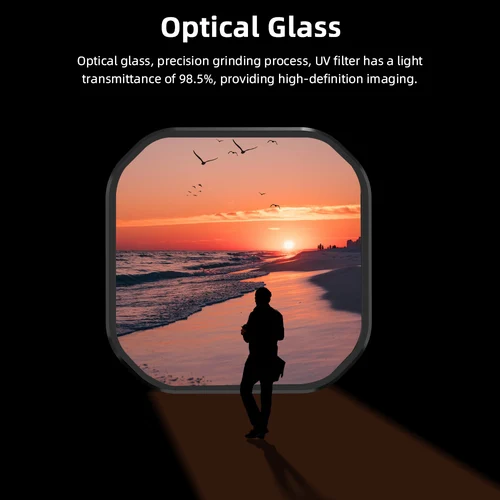 Imagen 2 del producto BRDRC UV/CPL/ND filtro de liberación rápida para cámara Insta360 Ace Pro 2 HD vidrio óptico Nano recubrimiento Insta360 Ace Pro 2 Accesorios