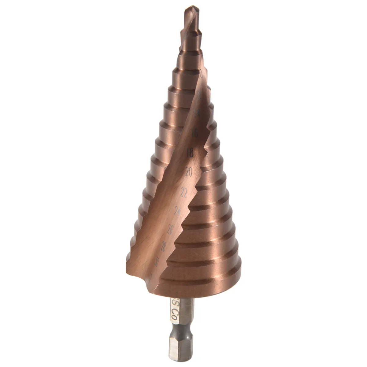 Broca escalonada M35 HSS, brocas cónicas de cobalto de 4-32Mm, juego de herramientas de sierra perforadora de Metal de acero inoxidable y madera hexagonal