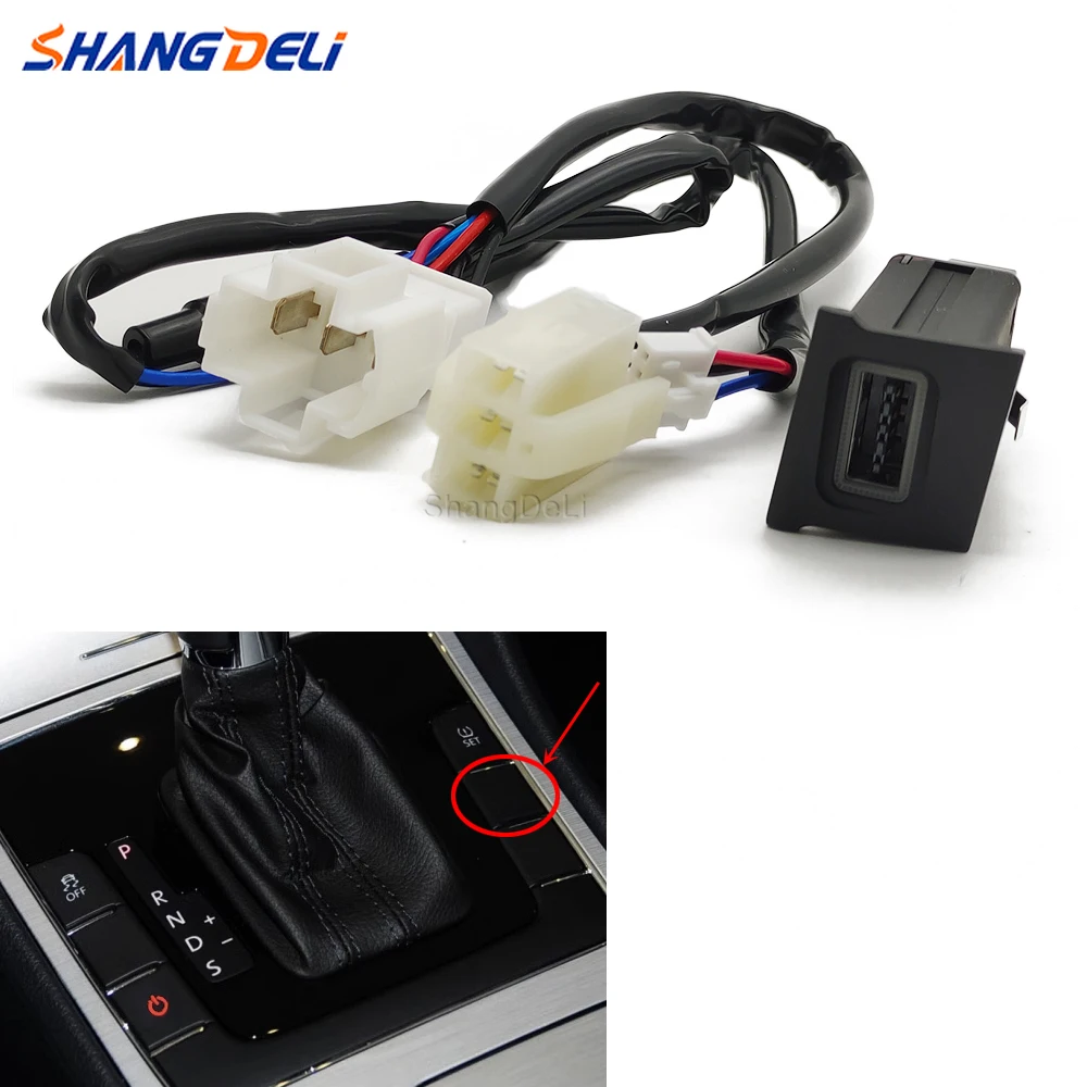 

1Pc Car Modified QC3.0 Fast Charging USB Socket Interface Phone Charger Suitable For VW Passat 2011 2012 2013 2014 2015