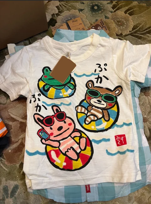 2026 Cartoon Bear Rabbit Ramune Graphic White T-Shirt Oversized Soft Cotton Casual Tops Daily Outdoor Men Women Unisex