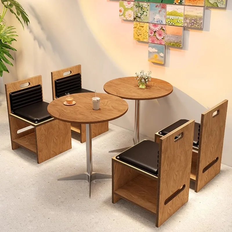 

Korean cuisine shop booth sofa milk tea shop restaurant ocean board commercial dining chair
