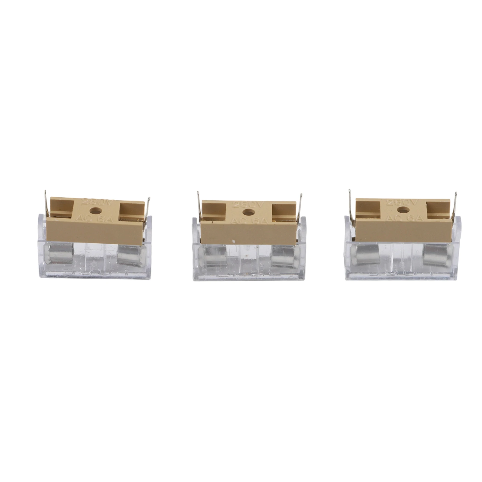 5 20 Fuse Holder with Transparent Cover Flame Retardant Construction for Reliable Electrical Protection and Easy Installation