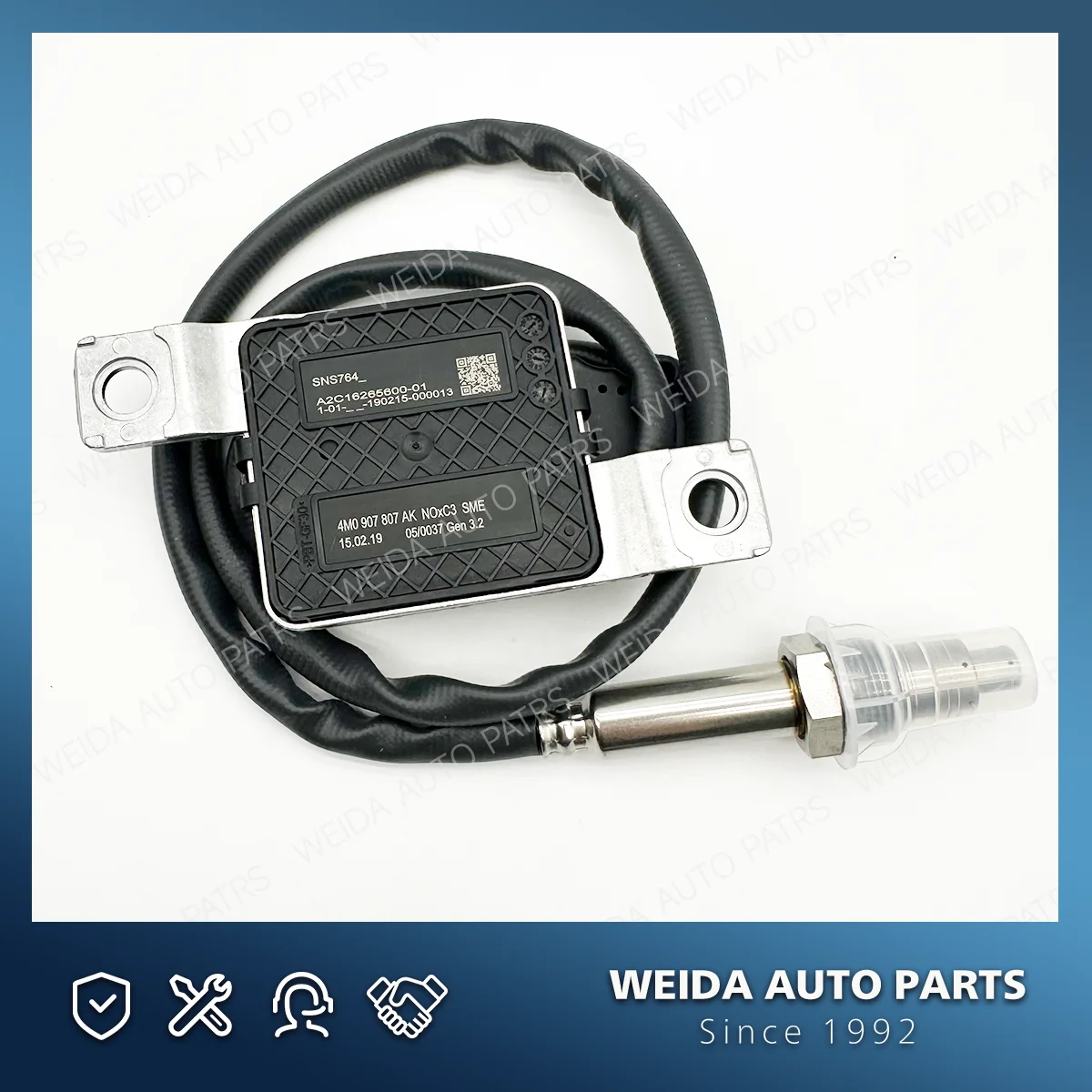 Nox Sensor Fit For AUDI Q7 Q8 Quattro VW Touareg 3.0 4.0 TDI 2016-2021 4M0907807AK
