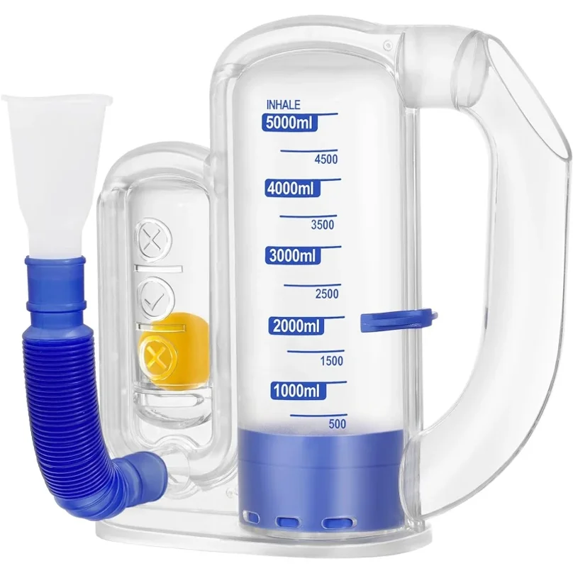 Breathing Trainer 3 Balls Spirometer Lung Capacity Measurement Lung Function Improvement Respiratory Breathing Device