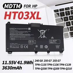 HT03XL L11119-855 akumulator do laptopa dla pawilonu HP 15-CS 15-CW 15-CU 15-DA 14-CE 14-CF 14-DF 17-CA 15-DW0033NR 15-cu1xx L11421-542