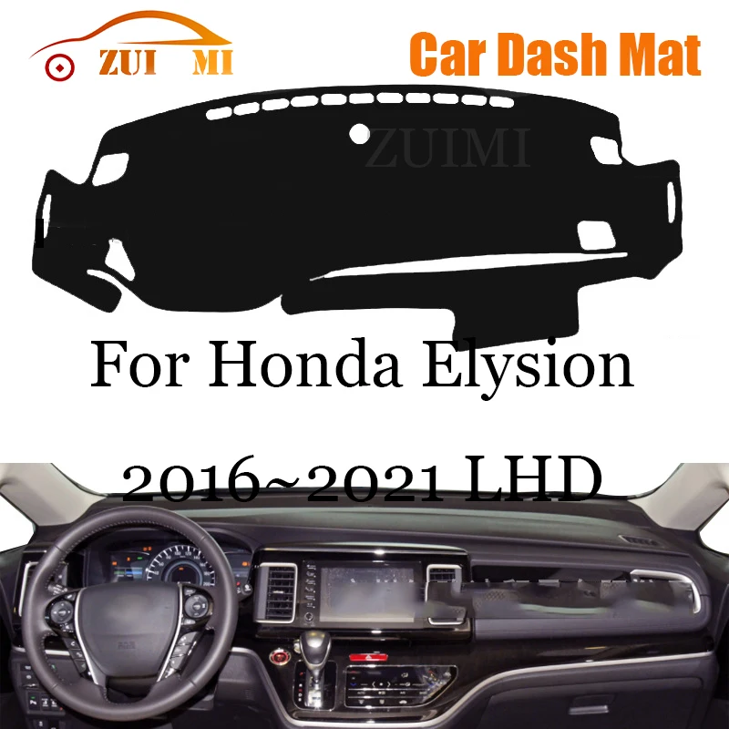 ZUIMI Dashboard Cover Dash Mat Dashmat For Honda Elysion 2016~2021 LHD RHD Dash Board Cover Pad Sun Shade