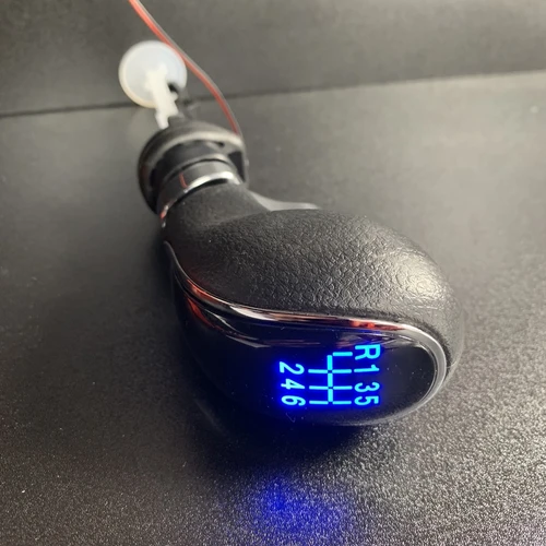 Perilla de palanca de cambios de coche con luz trasera LED, palanca de cambios Manual, perilla de palanca de cambios para Opel /Buick Excelle GT/XT 2009-2014, perilla de engranaje LED