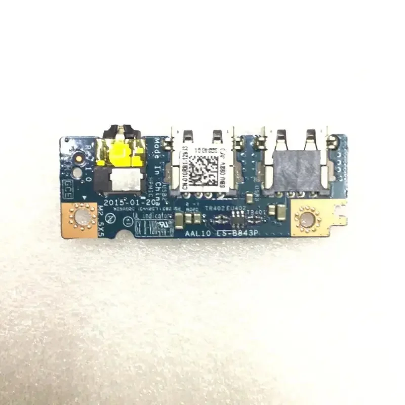 N+ Laptop Audio Headphone USB IO Small Board LS-B843P Replacement For Dell 3458 5458 5555 5558 5758 Notebook Port Daughter Board