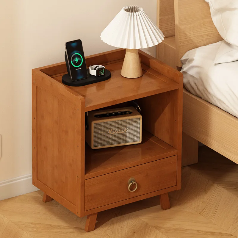 Bedside table Shelf Small household bedroom Bedside table