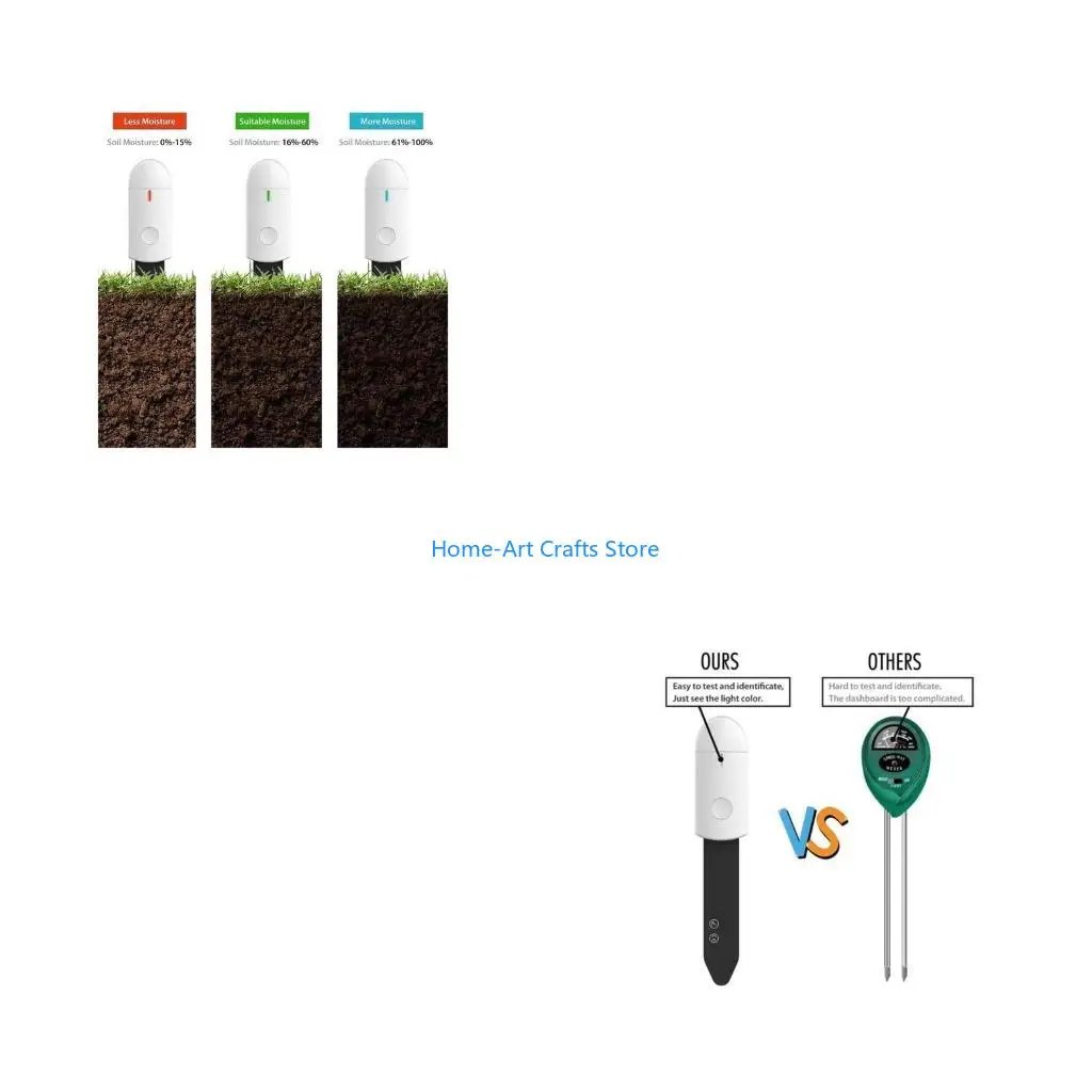 Y3NA for Smart Soil Moisture Plant Flower Monitor Tester Detector Humidity Met