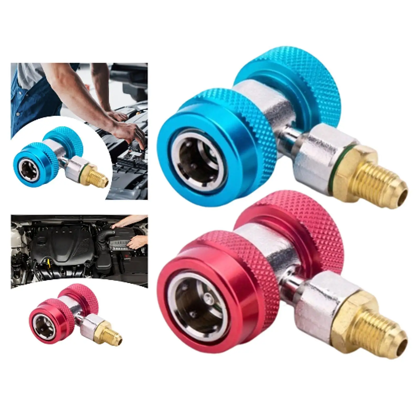 

Quick Coupler Adapter Easy to Install Alloy Connector Supplies Portable Lightweight Practical Accessories Adjustable Replacement
