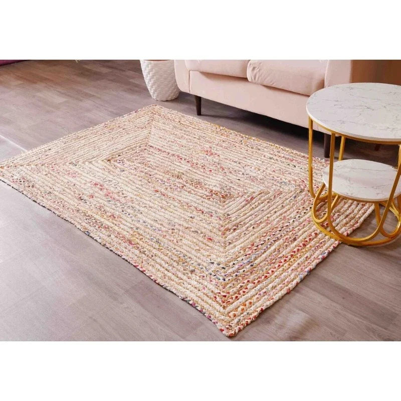 

Chindi Jute Cotton Area Rug Rectangle Shape Vintage Large for Décor Rug