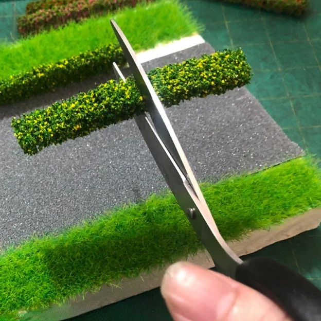 Miniaturowy model DIY Materiał Trawa Bar Ogrodzenie