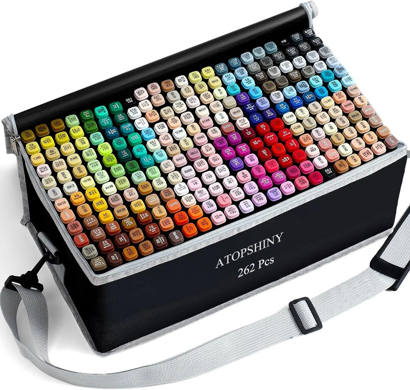 

262 Colors Dual Tip Alcohol Markers Set, Refillable Art Pens for Kids & Adults Drawing Gifts