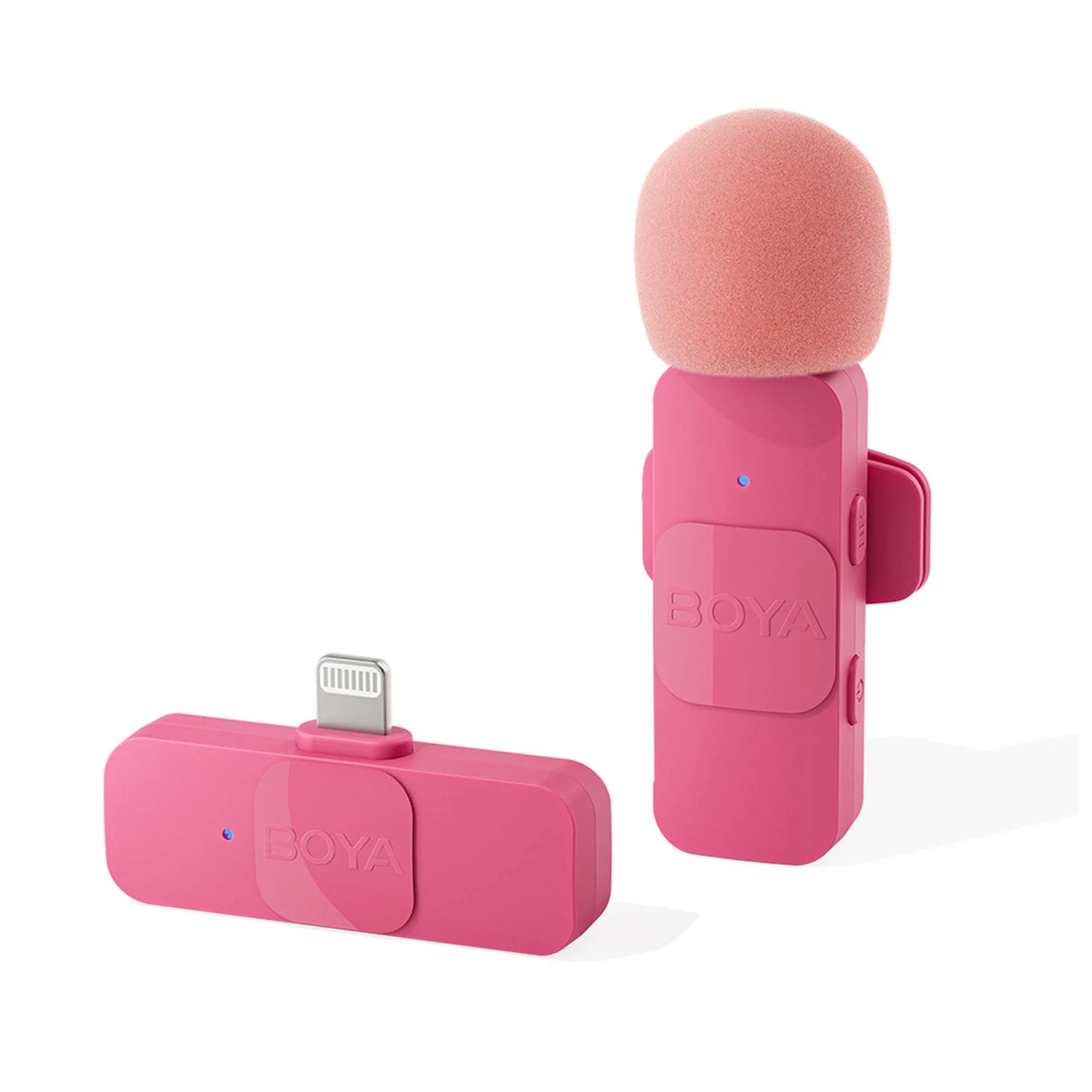 BOYA BY-V Wireless Lavalier Microphone for iPhone 15/16 Series Samsung TECNO REDMI Type-c Devices Video Recording Streaming Vlog