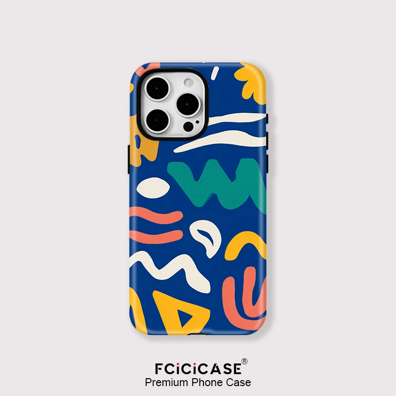 

Чехол Fcicicase с магнитной матовой картиной для телефона Magsafe для iPhone 16, 15, 14, плюс 13, 12, 11 Pro Max, противоударный жесткий чехол из ПК