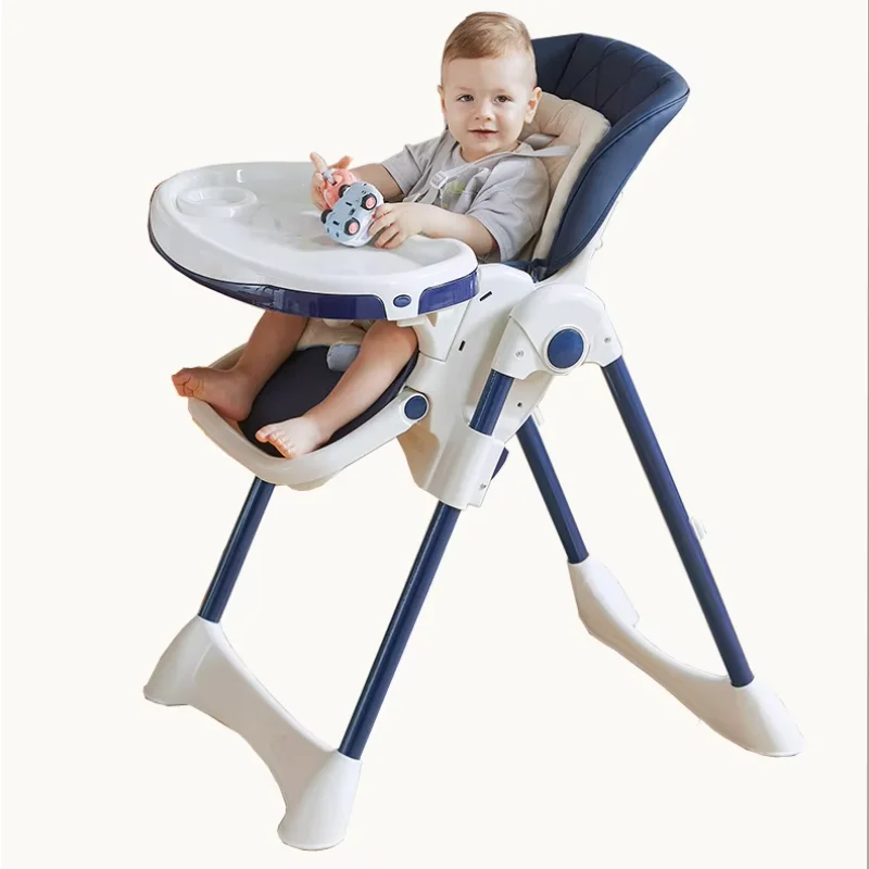 Aolan Baby High Chair Manufacture High Chair Baby Feeding For Kids Chair Higher Adjustable Portable With Wheels