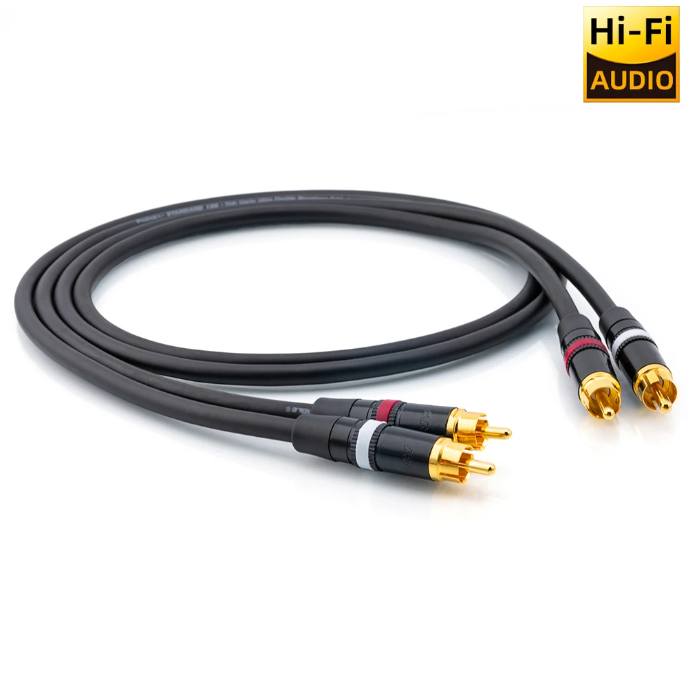 ■   Japonia Mogami 2549 RCA do RCA Kabel Audio OFC Pozłacany Wtyk REAN Linia Sygnałowa HIFI do Wzmacniacza DAC Miksera Karty Dźwiękowej Głośnika — zdjęcie produktu 3
