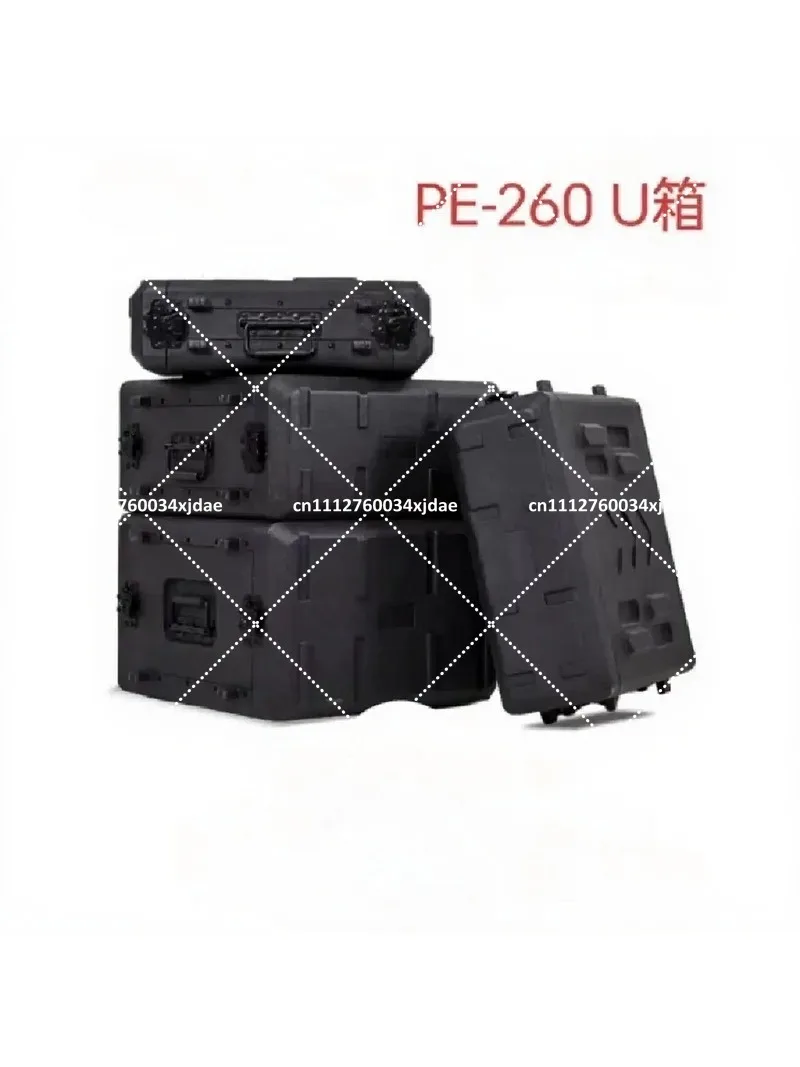 Tool Box Flight Case Stage Audio Amplifier Organizer Portable Toolbox Shockproof PE Plastic Microphone Receiver Storage