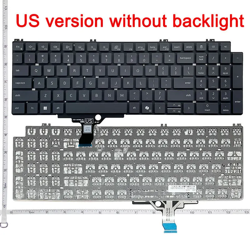 US NEW Laptop Keyboard For Dell Pro 16 PC16250/PC16255 P134F Pro 16 Plus PB16250/PB16255 2024 P135F Pro Max 16 MC16250 MC16255