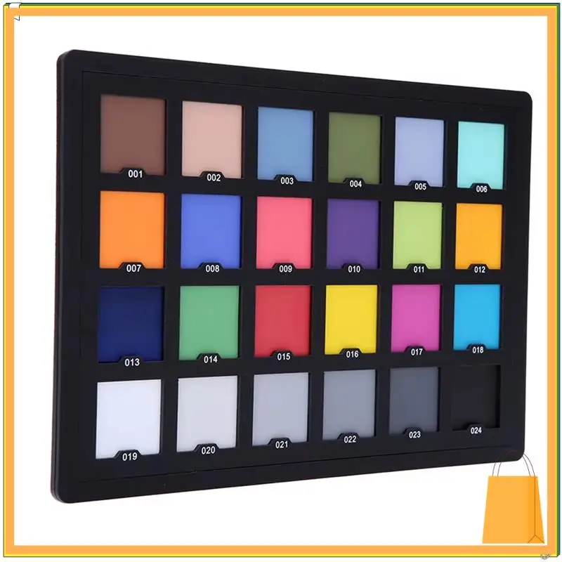 L52A-بطاقة اختبار الألوان لوحة التصوير الفوتوغرافي بطاقة الألوان لموازنة الألوان في لوحة ألوان الصور