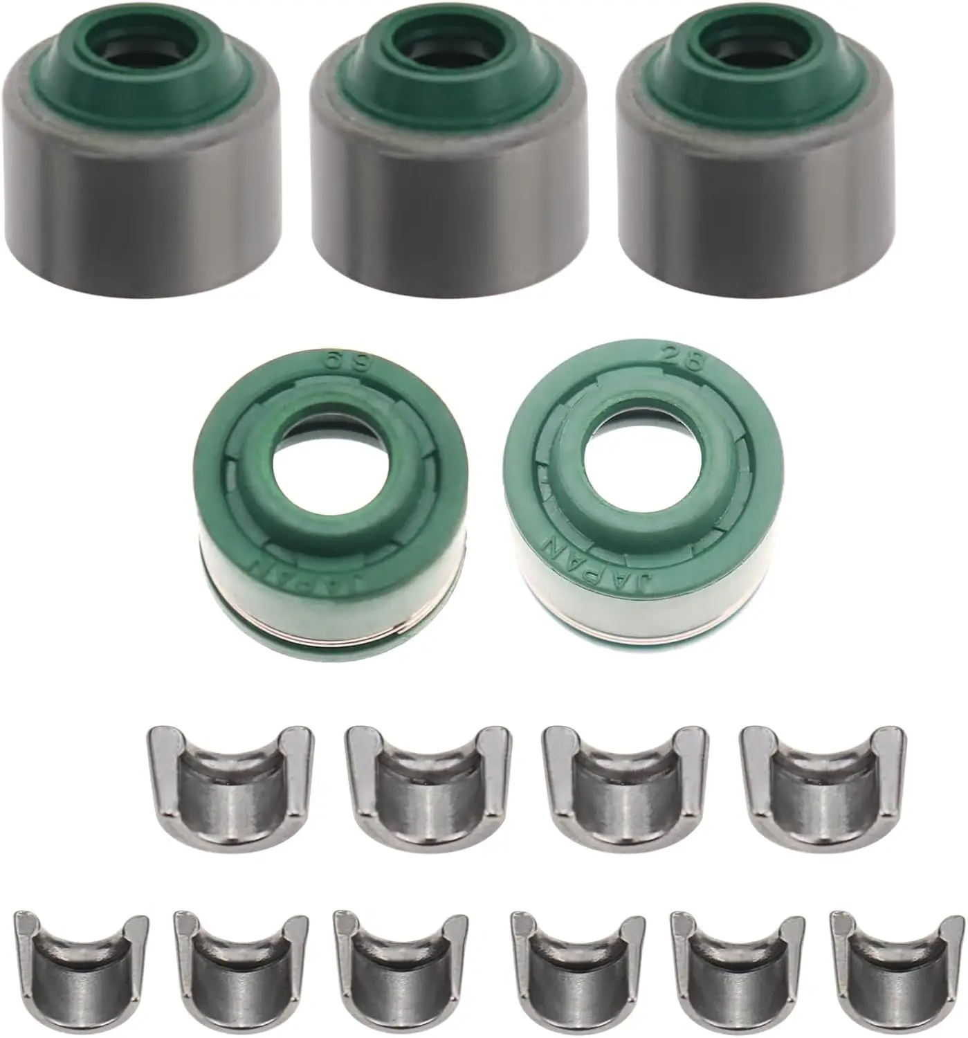 Cylinder Head Valve Gasket Kit for Yamaha YFZ450 YFZ 450 2004 2005 2006 2007 2008 2009 view 5