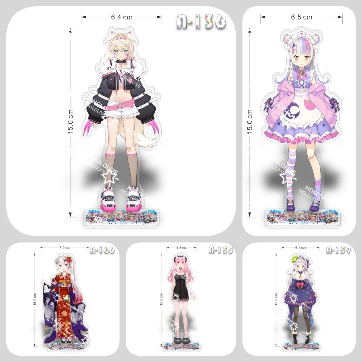Anime nuevo Hololive soporte acrílico modelo Cosplay personajes adorno accesorios colección de productos regalos 15CM tienda de outlet de fábrica